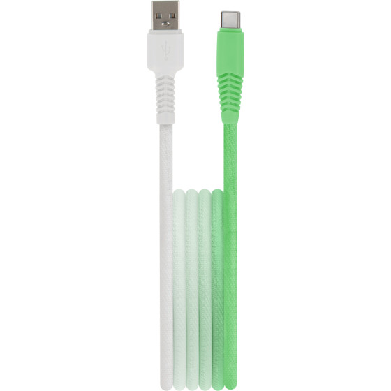 Setty Cable Usb - USB-C 1,5 m 3A KGA-C-1.5320 mint-White gradient