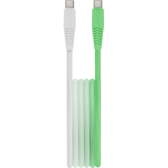 Setty Cable USB-C - USB-C 1,5 m 3A KGC-C-1.5320 mint-White gradient
