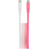 Setty Cable USB-C - USB-C 1,5 m 3A KGC-C-1.5320 white-Pink gradient