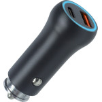 Setty Car Charger USB-A + USB-C 20W CC-AC-201 black
