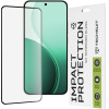 Techsuit - 111D Full Cover / Full Glue Glass - Oppo Reno14 - Black