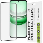 Techsuit - 111D Full Cover / Full Glue Glass - Realme C71 - Black