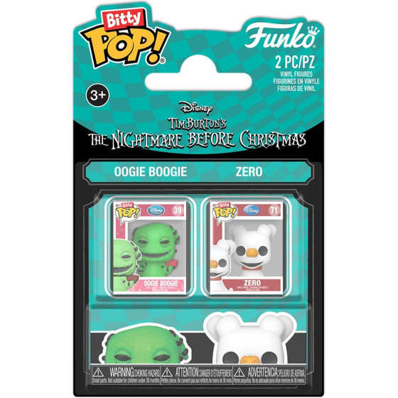 Funko Bitty Pop! 2-pack: The Nightmare Before Christmas - Oogie & Zero Vinyl Figures