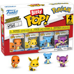 Funko Bitty Pop! 4-Pack: Pokemon - Charmander, Jolteon, Larpas, Rattata Vinyl Figures