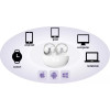BlackView BT5.4 Enc Led Display Airbuds 13 With Charging Dock White - (AIRBUDS13-W)