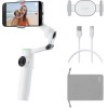 Insta360 Flow 2 Standard Bundle White - A.I. Powered Gimbal Stabilzer For Smartphone USB-C - (CINSABQA/Flow2Lite01)