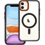 Color Edge Mag Cover Case Compatible With Magsafe For Iphone 11 Black Gold OEM