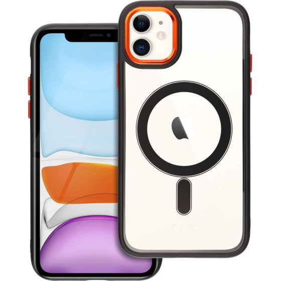 Color Edge Mag Cover Case Compatible With Magsafe For Iphone 11 Black Gold OEM