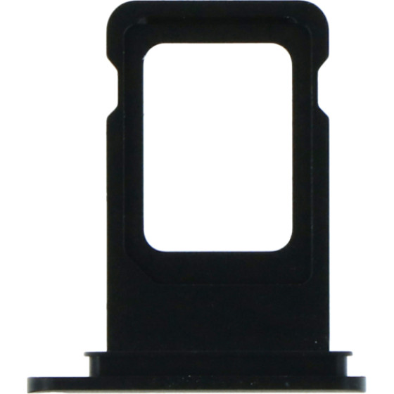 Sim Card Tray Iphone 11 Black With Water Proof Ruber Ring OEM - (SIMTIP11B)