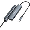Wozinsky USB-C 6 In 1 Hub Multifunctional, Aluminum, With 25 Cm Cable - Gray 5907769366437 - (WHBC10Y4S)