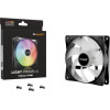 Bequiet Fan Light Wings Lx 120MM Pwm ARGB, 1600RPM, 51.5CFM/87.5M3/H, 25.5dB, Lifespan 60000h, BLACK, 3YW. - (BL120)