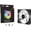 Bequiet Fan Light Wings Lx 140MM Pwm ARGB, 1200RPM, 56CFM/95M3/H, 22,9dB, Lifespan 60000h, BLACK, 3YW. - (BL126)