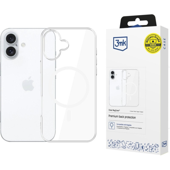 3MK Etui Clear Magcase Do Apple Iphone 17