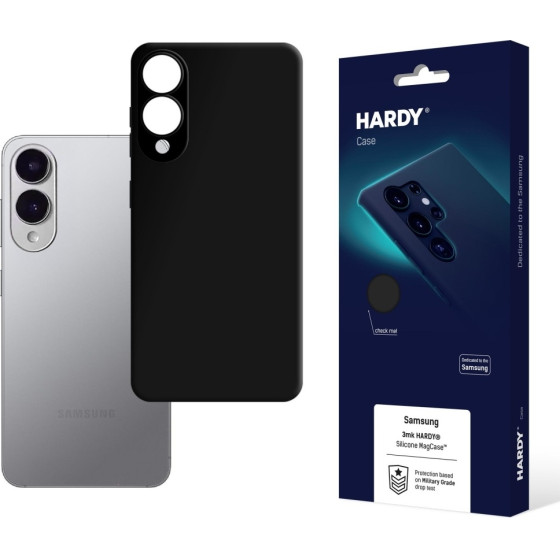3MK Etui Hardy Silicone Magcase Do Samsung Galaxy S25 Edge czarny