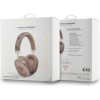 Guess Headphones Bluetooth 5.3 4G Triangle Logo Brown - (GUBHK1P4TPW)