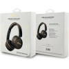 Guess Headphones Bluetooth 5.3 Metal Logo Script Black - (GUBHV6SCK)