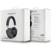 Guess Headphones Bluetooth 5.3 Metallic Triangle Logo Black - (GUBHK1SATSK)
