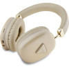Guess Headphones Bluetooth 5.3 Metallic Triangle Logo Gold - (GUBHK1SATSD)