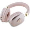 Guess Headphones Bluetooth 5.3 Metallic Triangle Logo Pink - (GUBHK1SATSP)