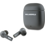 Karl Lagerfeld Tws Earphones Metal Printed Logo ANC/Enc Black - (KLTWSM1ALELK)