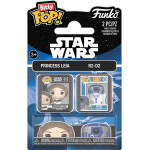 Funko Bitty Pop! 2-Pack Disney: Star Wars - Leia & R2D2 Vinyl Figures