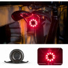 Rockbros Q1 Rear Bike Light 7 Color Led + USB-C - USB-A Cable - Black 5907769313349 - (Rockbros-Q1)