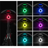 Rockbros Q1 Rear Bike Light 7 Color Led + USB-C - USB-A Cable - Black 5907769313349 - (Rockbros-Q1)