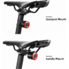 Rockbros Q3 Rear Bike Light With Smart Stop System - Black 5907769313356 - (Rockbros-Q3)