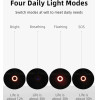 Rockbros Q3 Rear Bike Light With Smart Stop System - Black 5907769313356 - (Rockbros-Q3)