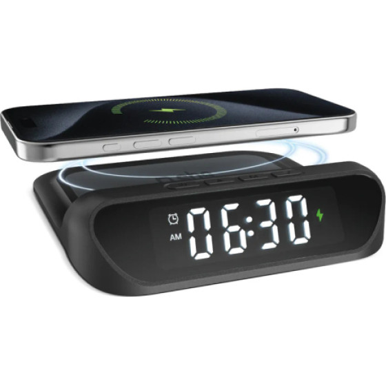 SBS Alarm Clock With Qi Charge 15W - (TEWIRCLOCK)