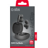 SBS Wireless Earphones Ows Black - (EEAROWSCLIPBTK)