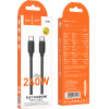 Hoco ������� �������� USB-C �� USB-C 240W 5A Fast Charging ����� 1m - (X115 Surpass)