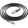 Hoco ������� �������� USB-C �� USB-C 60W 3A Fast Charging Armor Style Braided ����� 1.2m - (U119)