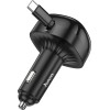 Hoco ��������� ����������� PD60W �� 1x USB-C ��� 1x USB-A �� ������������� USB-C ������� 75cm ������ - (NZ15 Unimpeded)