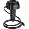 Hoco ��������� ����������� PD60W �� 1x USB-C ��� 1x USB-A �� ������������� USB-C ������� 75cm ������ - (NZ15 Unimpeded)