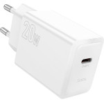 Hoco ��������� �������� �� 1 ����� �������� USB-C PD20W 5V 3.0A ������ - (N68 Nuevo)