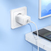 Hoco ��������� �������� �� 1 ����� �������� USB-C PD20W 5V 3.0A ������ - (N68 Nuevo)