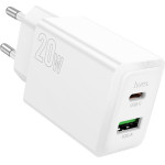 Hoco ��������� �������� PD20W 5V QC3.0A �� 2 ������� �������� 1xUSB-C ��� 1xUSB-A ������ - (N69 Nuevo)