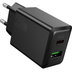 Hoco ��������� �������� PD20W QC3.0A 5V �� 2 ������� �������� 1xUSB-C ��� 1xUSB-A ������ - (N69 Nuevo)