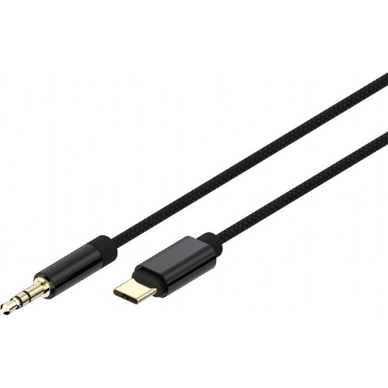 Cablexpert USB-C To Stereo 3.5MM Aux Cable 1.5M Black - (CCA-CM3.5M-1.5M)