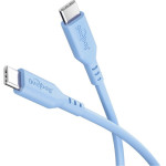 Goobay USB-C(TM) Silicone Cable, 1.5 m, Blue - (77741)