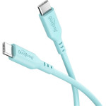 Goobay USB-C(TM) Silicone Cable, 1.5 m, Turquoise - (77744)
