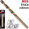 DELI ������� ��� �������, M35 Hss 5% ���������, Din 388, 8x117mm - (DH-MHZ080-E2)
