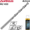 DELI ��� �������� ��� �������, M2 HSS, 2x49mm, 20��� - (DL16020G)