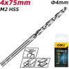 DELI ��� �������� ��� �������, M2 HSS, 4x75mm, 10��� - (DL16040G)