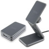 Tumi Inductive Charger Foldable 3-in-1 15W + Case Grey - (TUFWC15WAK09A)