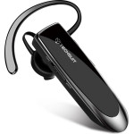 Techsuit - Bluetooth Headset Urbanear - HandsFree, Type-C, Noise Cancelling, Bluetooth 5.0, 24 Hours Talk Time - Black - (CB1)