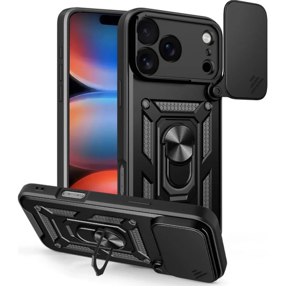 Techsuit - Camshield Series - Iphone 17 Pro - Black