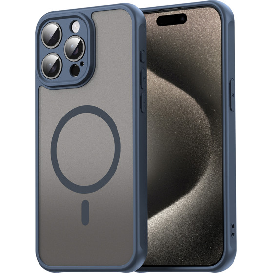 Techsuit - Halofrost Ii Magsafe - Iphone 15 Pro Max - Navy Blue