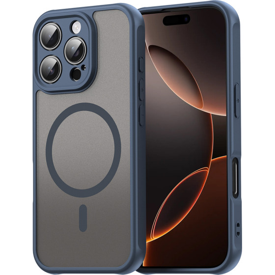 Techsuit - Halofrost Ii Magsafe - Iphone 16 Pro - Navy Blue
